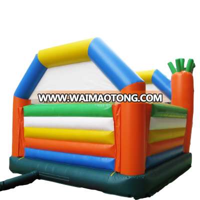 Cute castle inflatable trampoline for children's entertainment